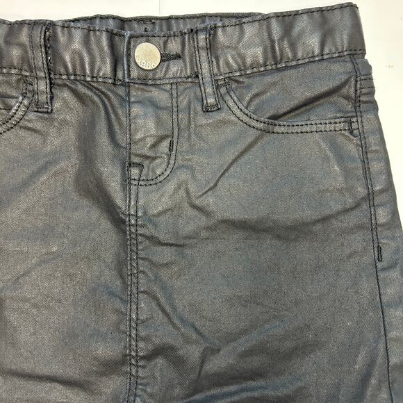 GapKids Girls Coated Black Denim Jean Skirt Size 6 Regular - Picture 2 of 5